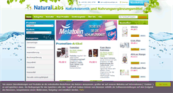 Desktop Screenshot of naturallabs.de